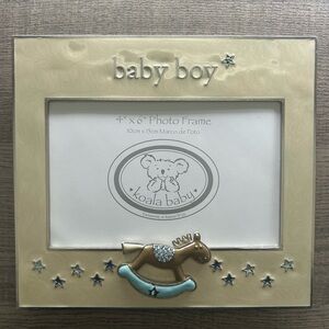 New 4x6 photo frame for baby boy
